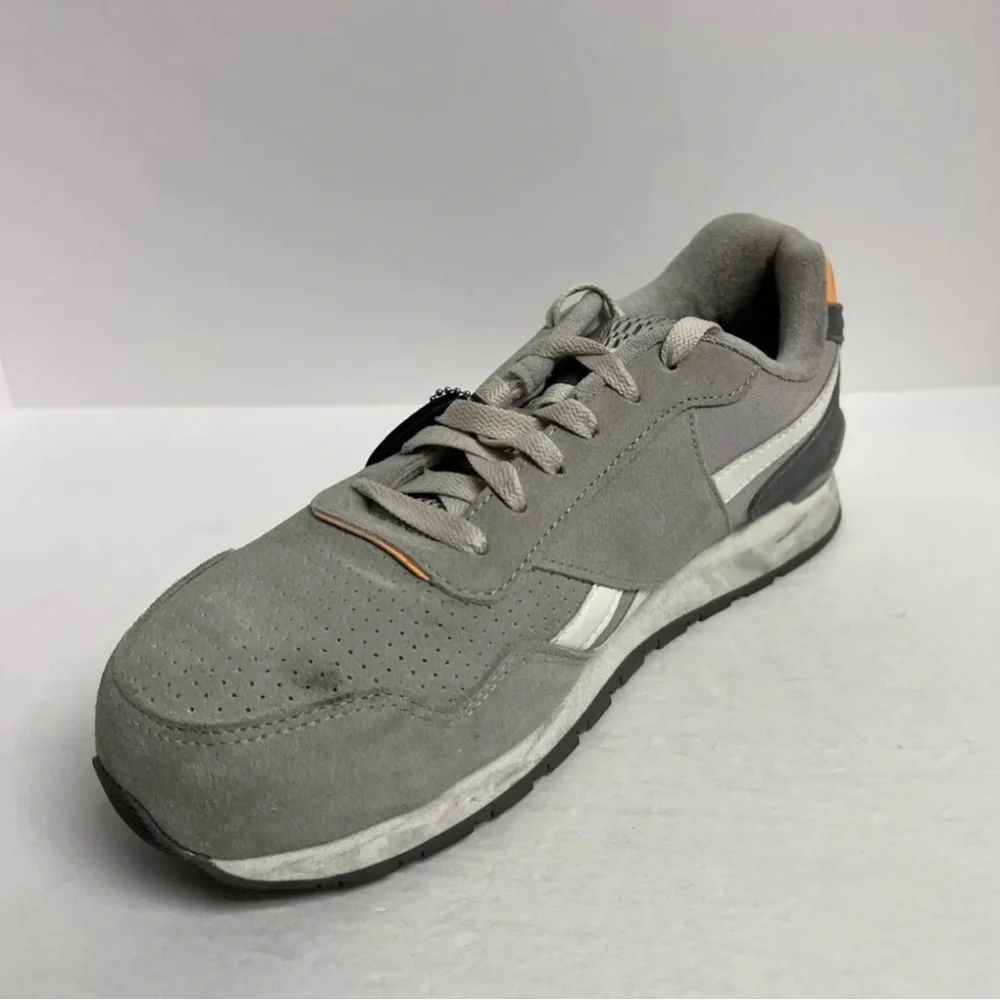 Reebok Womens Harman Work Sneaker Gray 10.5 M